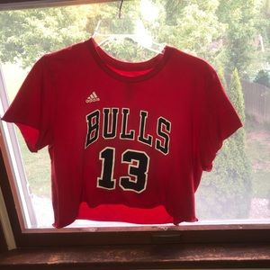 Adidas Bulls Cropped T-shirt/Jersey